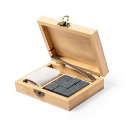 Zestaw chłodzących kostek do napojów 9 szt szczypce