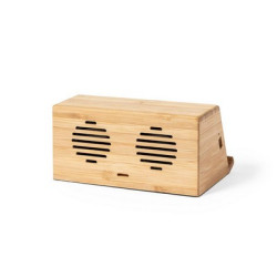 Bambusowy głośnik bezprzewodowy 3W bezprzewodowa ładowarka 10W