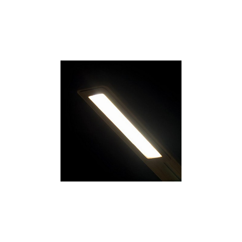 Bambusowa lampka na biurko ładowarka bezprzewodowa 10W