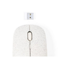 Bezprzewodowa mysz komputerowa ze słomy pszenicznej