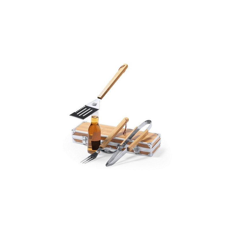 Bambusowy zestaw do grilla