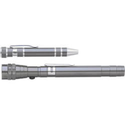 Zestaw narzędzi śrubokręt 8 końcówek teleskopowa latarka 3 LED