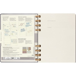 Spiralny kalendarz MOLESKINE Solar