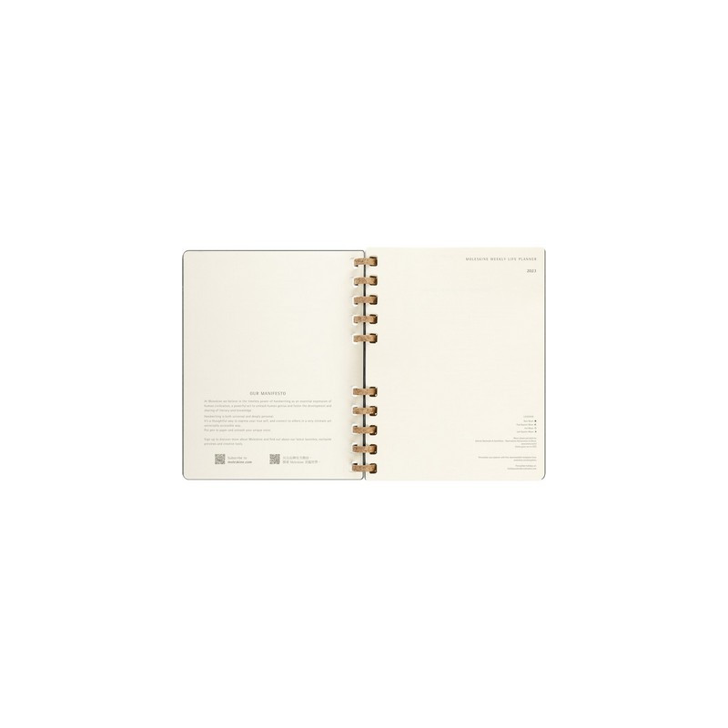 Spiralny kalendarz MOLESKINE Solar