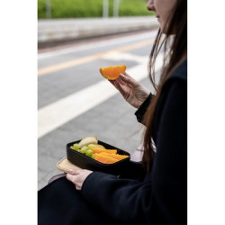 Pudełko śniadaniowe 850 ml bambusowe wieczko | Weston