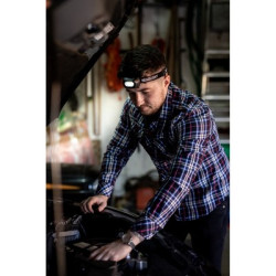 Latarka na głowę ze światłem COB | Pauline