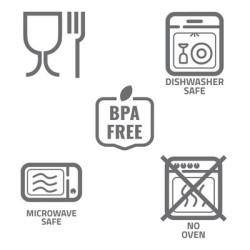 Pudełka śniadaniowe 2 w 1 2x700 ml sztućce | Cash