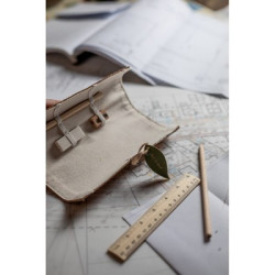 Zestaw szkolny piórnik ołówek długopis linijka gumka i temperówka | Clark