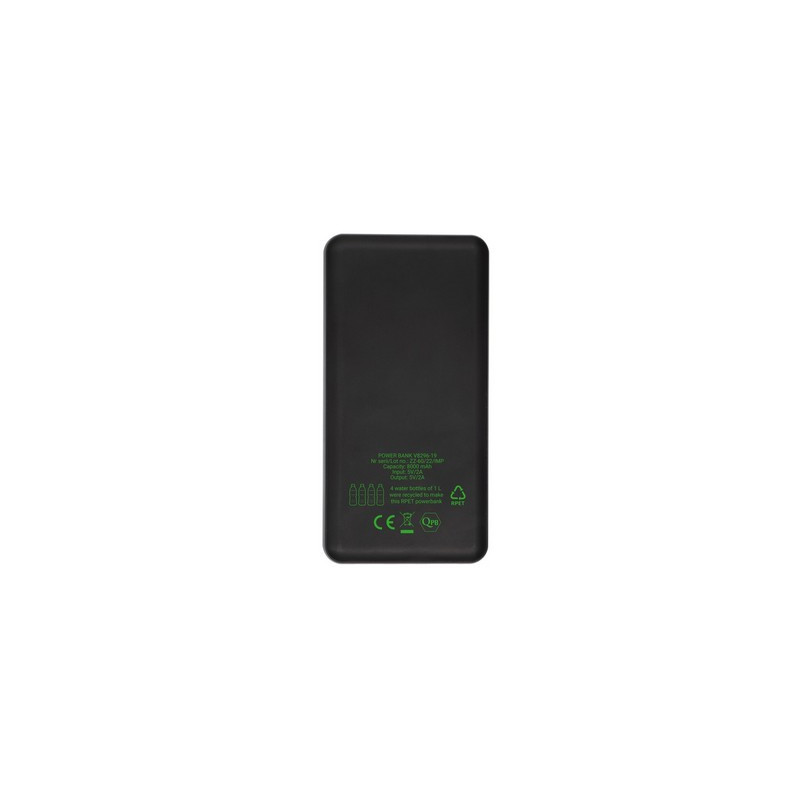 Power bank 8000 mAh RPET | Edgar