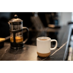 Kubek ceramiczny 370 ml z korkowym elementem | Kate