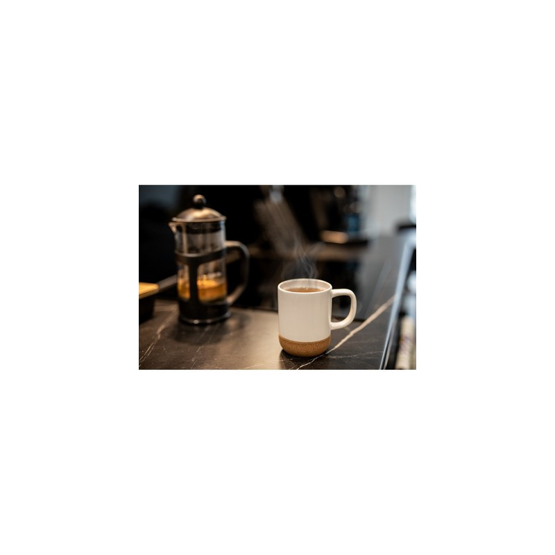 Kubek ceramiczny 370 ml z korkowym elementem | Kate