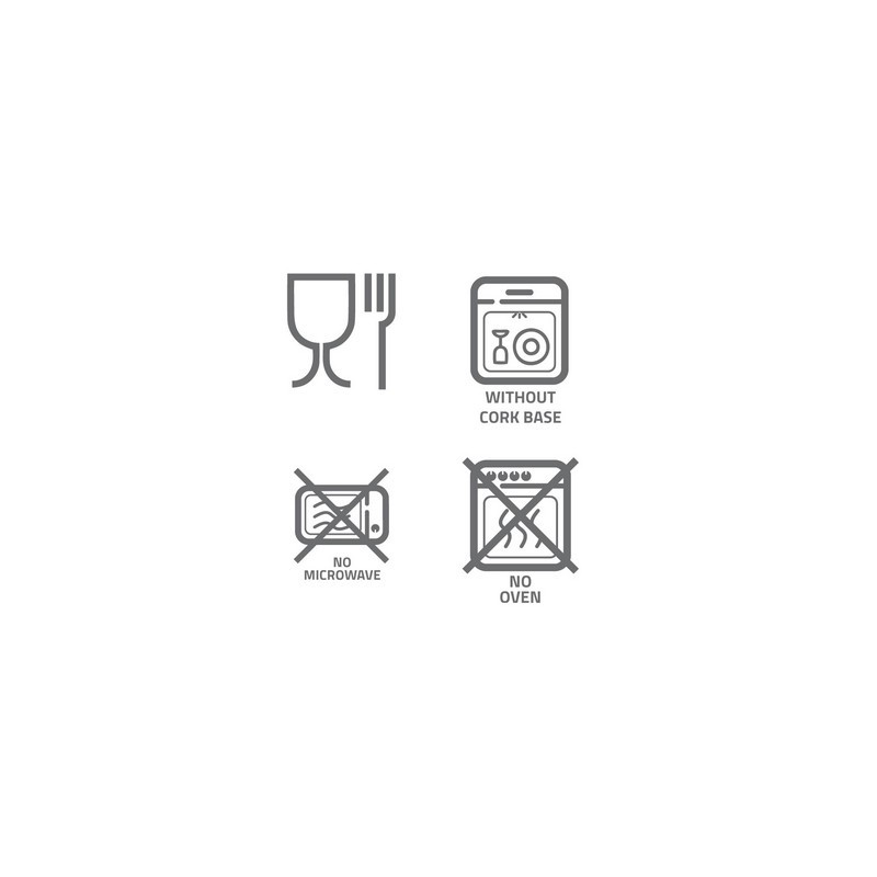 Kubek ceramiczny 370 ml z korkowym elementem | Kate