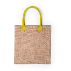 Torba z juty na zakupy bawełniane uchwyty