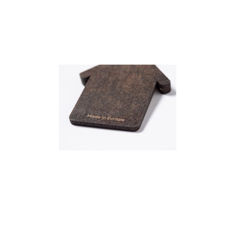 Drewniany brelok do kluczy "domek"