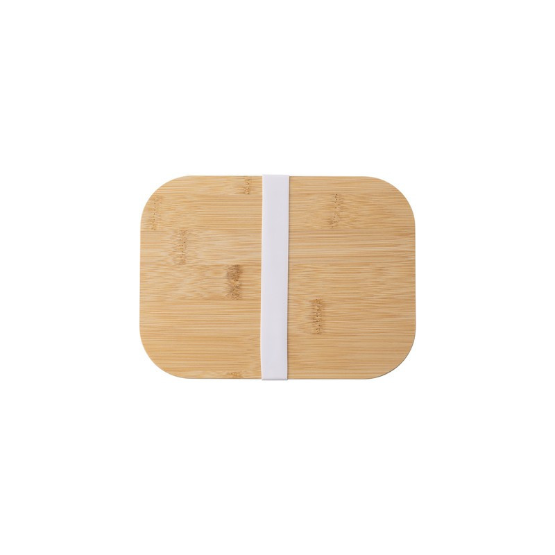 Szklane pudełko śniadaniowe 900 ml bambusowe wieczko