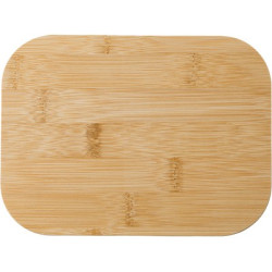 Szklane pudełko śniadaniowe 900 ml bambusowe wieczko