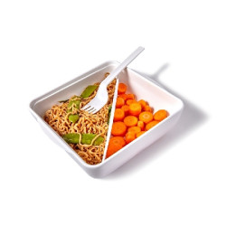 Pudełko śniadaniowe 920 ml widelec