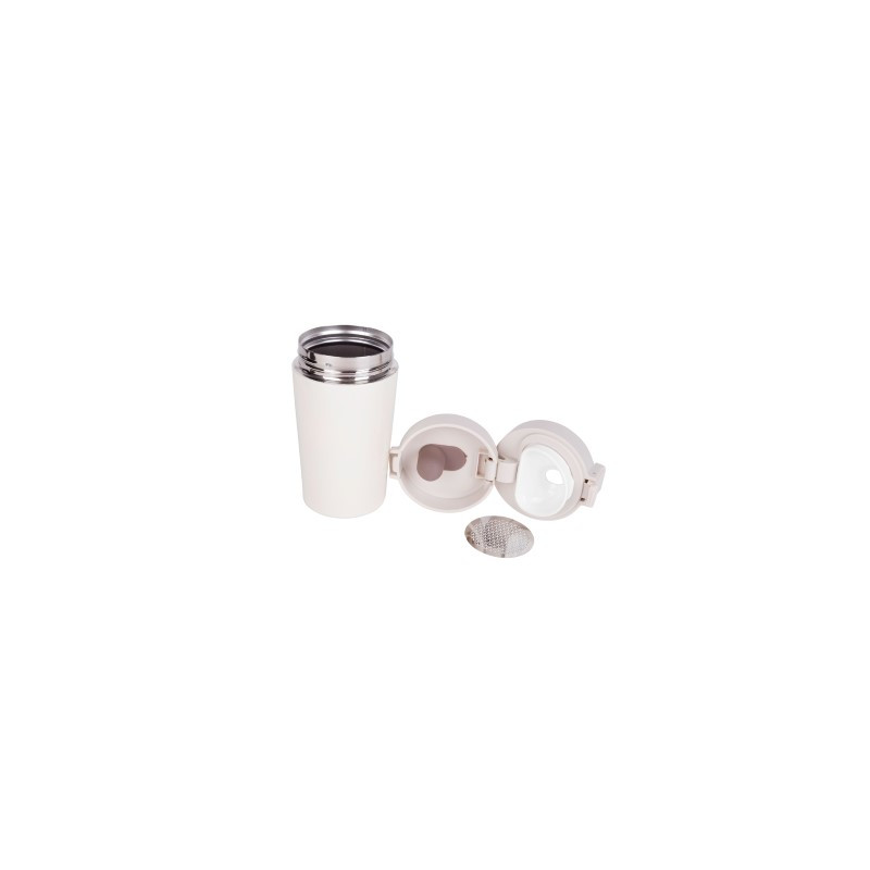 Kubek termiczny 300 ml posiada sitko zatrzymujące fusy | Laura