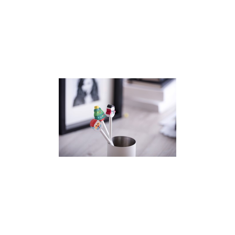 Ołówek z gumką świąteczny wzór