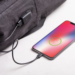 Plecak na laptopa 15" chroniący przed kieszonkowcami ochrona RFID