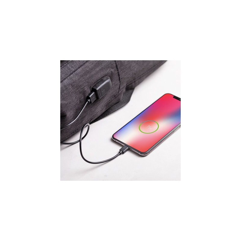 Plecak na laptopa 15" chroniący przed kieszonkowcami ochrona RFID