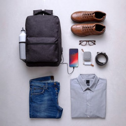 Plecak na laptopa 15" chroniący przed kieszonkowcami ochrona RFID