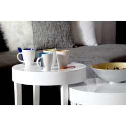 Kubek ceramiczny 300 ml z łyżeczką