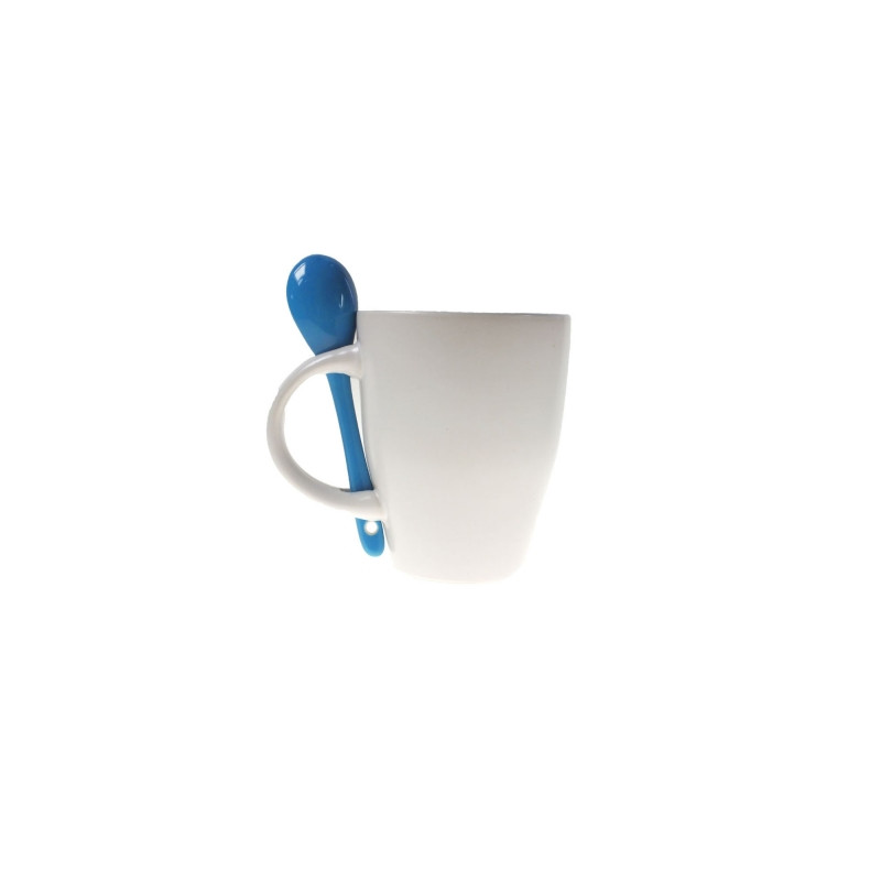 Kubek ceramiczny 300 ml z łyżeczką