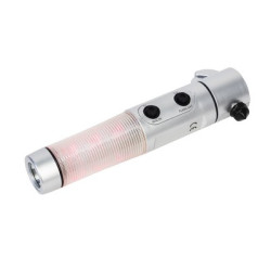 Latarka bezpieczeństwa 1 LED przecinak do pasów młotek bezpieczeństwa | Auden