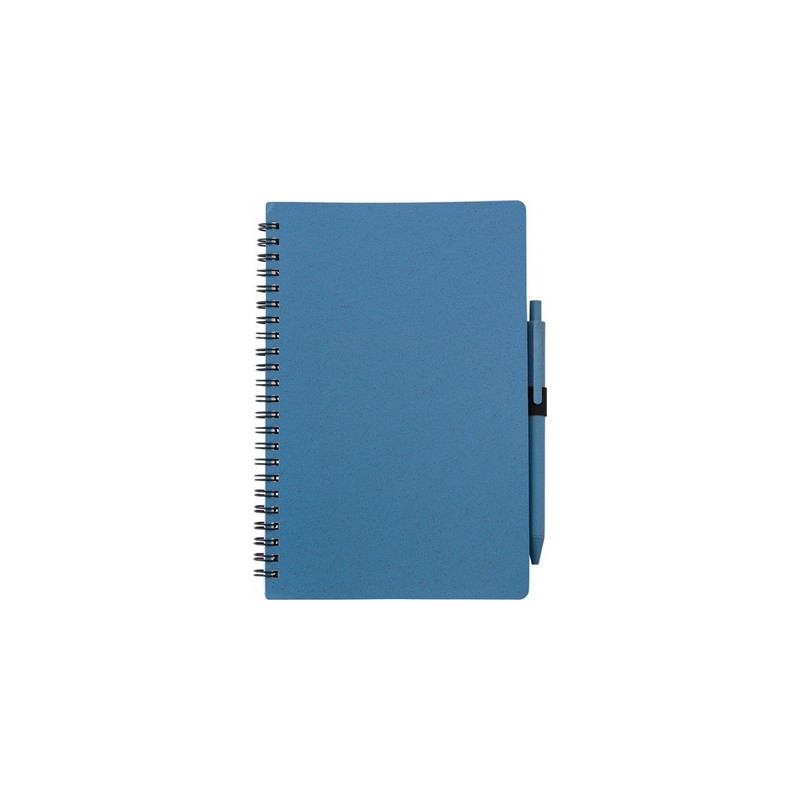 Notatnik ok A5 ze słomy pszenicznej z długopisem