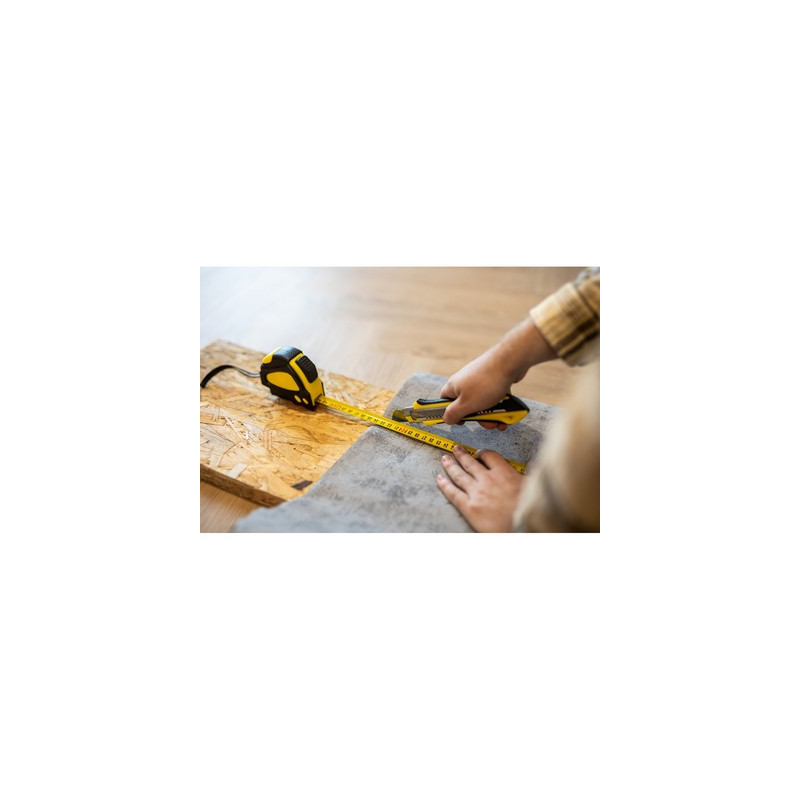 Nóż do tapet z mechanizmem zabezpieczającym zapasowe ostrza w komplecie | Sutton