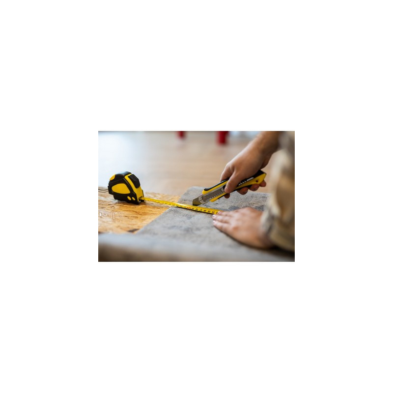 Nóż do tapet z mechanizmem zabezpieczającym zapasowe ostrza w komplecie | Sutton