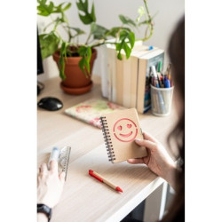 Notatnik ok B7 "uśmiechnięta buzia" z długopisem | Dylan