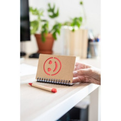 Notatnik ok B7 "uśmiechnięta buzia" z długopisem | Dylan