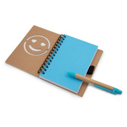 Notatnik ok B7 "uśmiechnięta buzia" z długopisem | Dylan