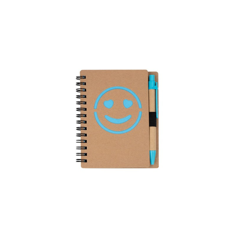 Notatnik ok B7 "uśmiechnięta buzia" z długopisem | Dylan