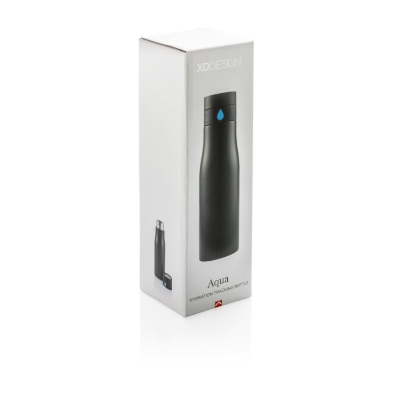 Butelka sportowa 650 ml Aqua monitorująca ilość wypitej wody