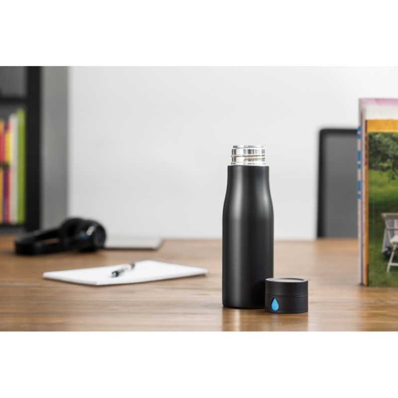 Butelka sportowa 650 ml Aqua monitorująca ilość wypitej wody