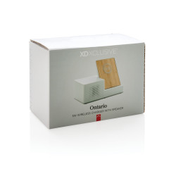 Ładowarka bezprzewodowa 5W głośnik bezprzewodowy 3W Ontario