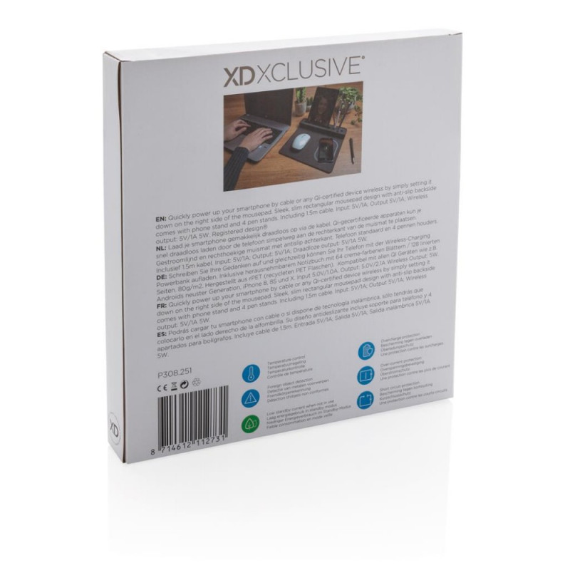 Podkładka pod mysz ładowarka bezprzewodowa 5W Air