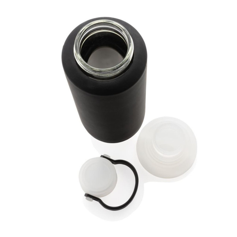 Szklana butelka 500 ml w pokrowcu