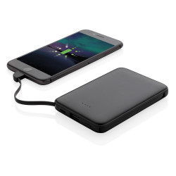 Power bank 5000 mAh zintegrowany kabel 3 w 1