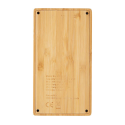 Bambusowy bezprzewodowy power bank 4000 mAh