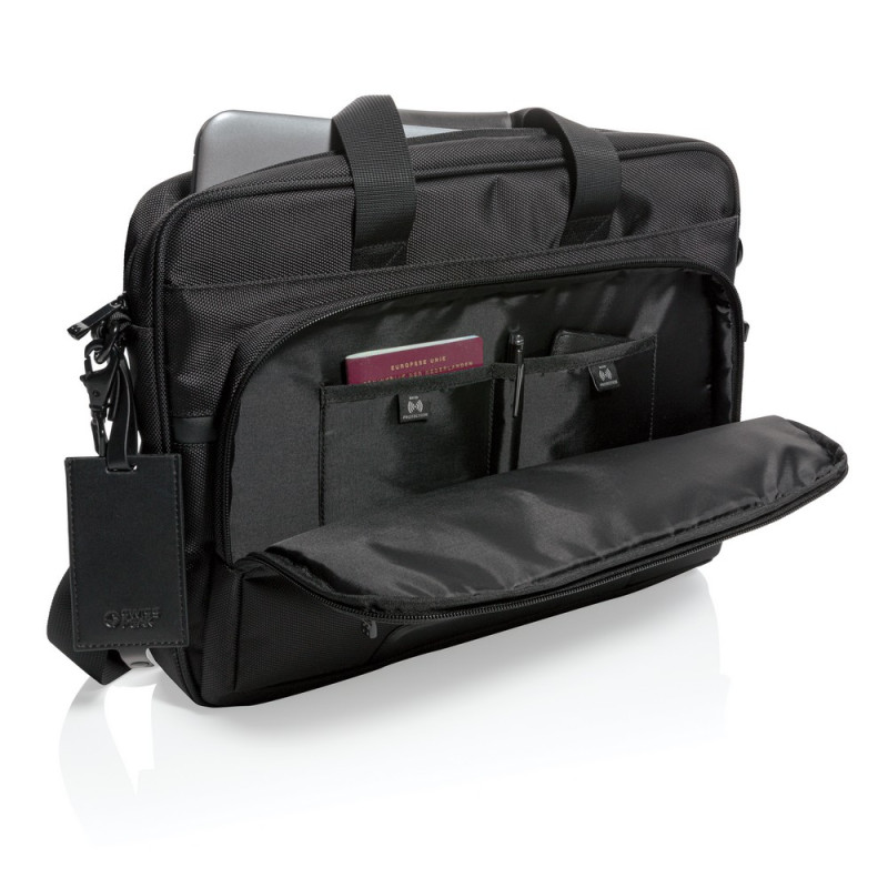 Torba na laptopa 156" Swiss Peak RPET Voyager ochrona RFID