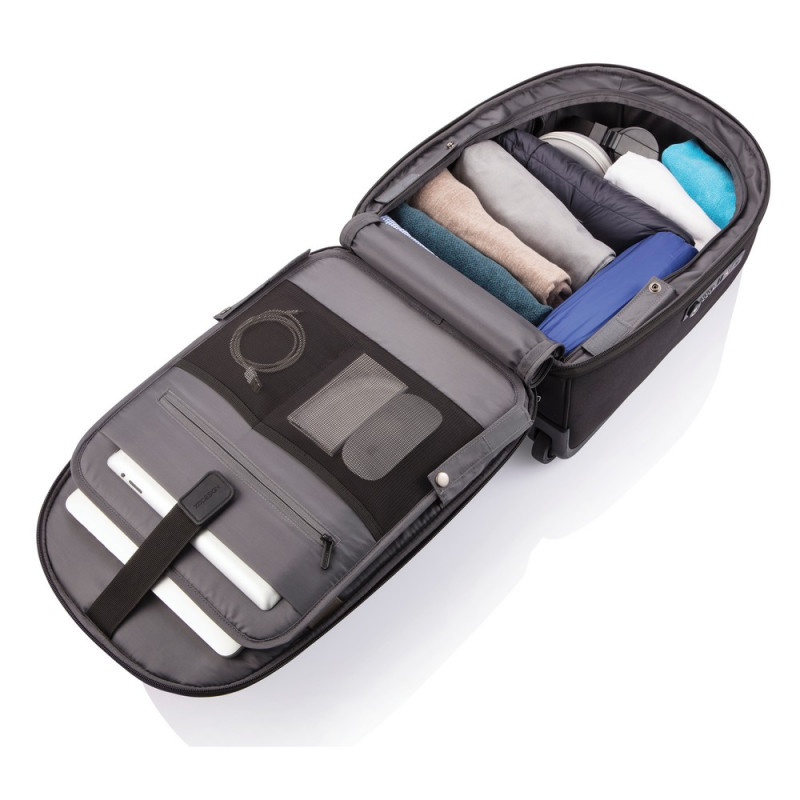 Bobby plecak na kółkach chroniący przed kieszonkowcami