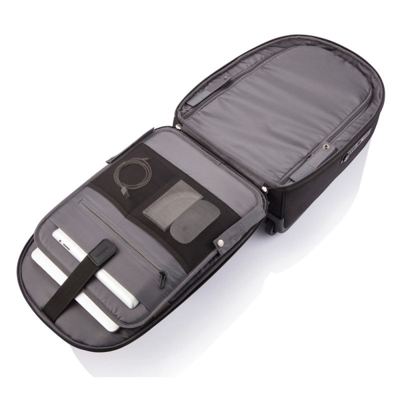 Bobby plecak na kółkach chroniący przed kieszonkowcami