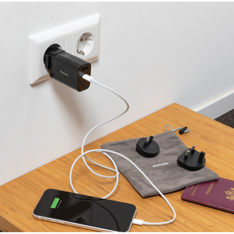 Uniwersalna ładowarka Philips 30W adapter podróżny