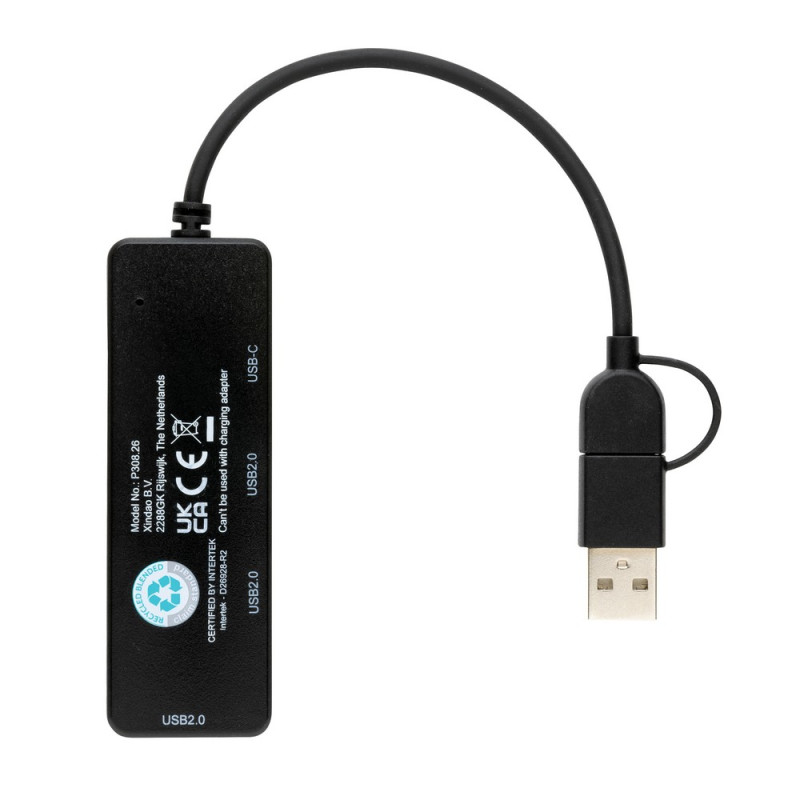 Hub USB 20 z USB C RABS