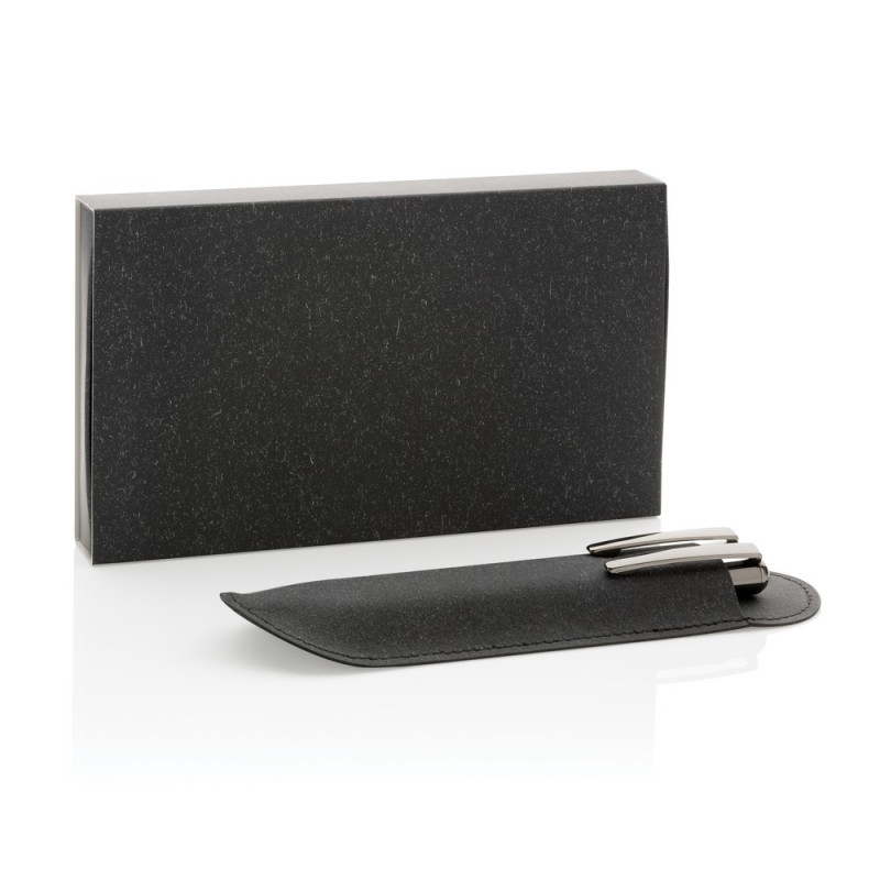 Zestaw piśmienny długopis i pióro kulkowe