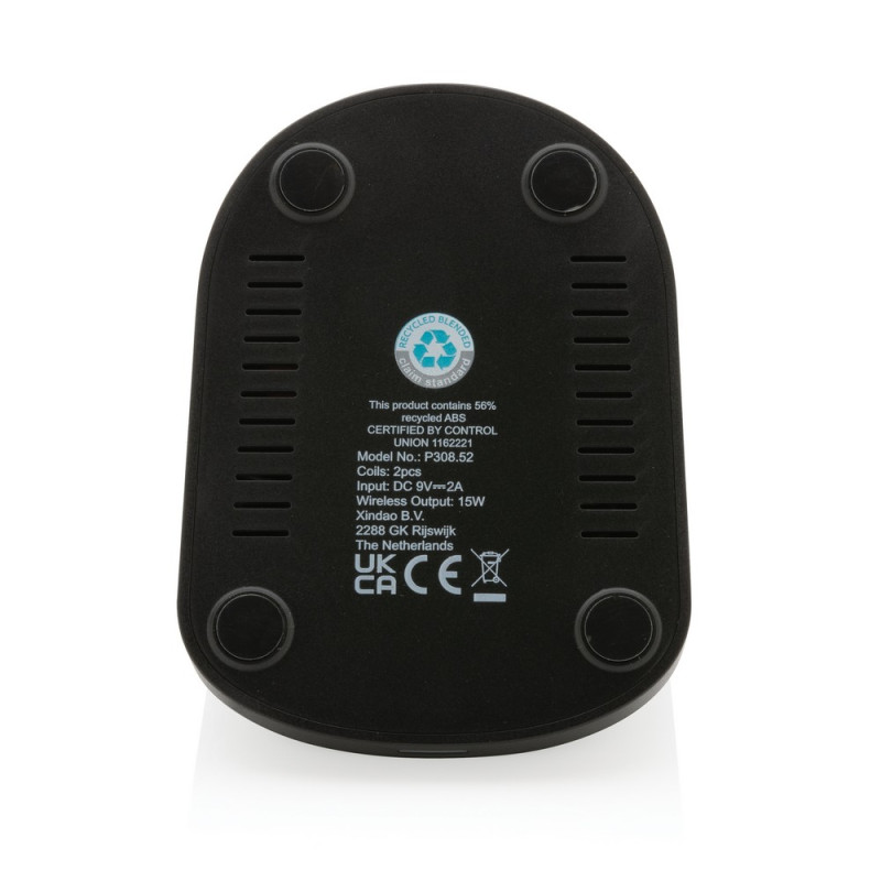 Ładowarka bezprzewodowa z podwójną cewką 15W